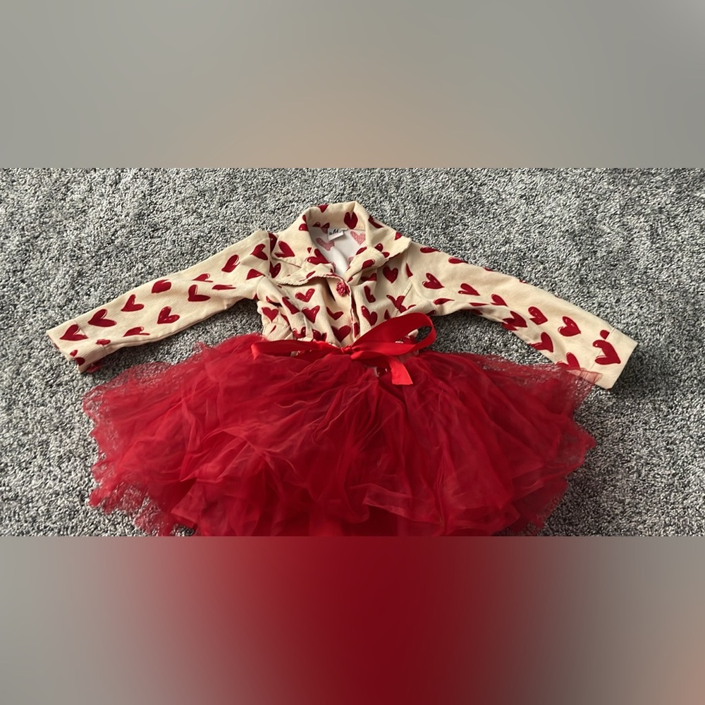 3T Valentine Tutu dress